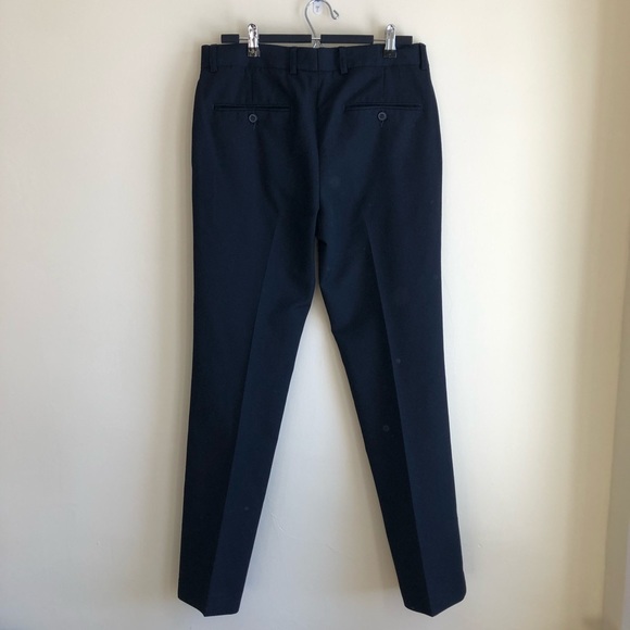 TOPMAN | Navy Dress Pants - Picture 2 of 6